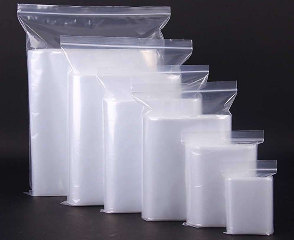 5″x7″ CLEAR 2MIL ZIP SEAL TOP LOCK BAGS POLY PLASTIC RECLOSABLE ZIPPER BAGGIES