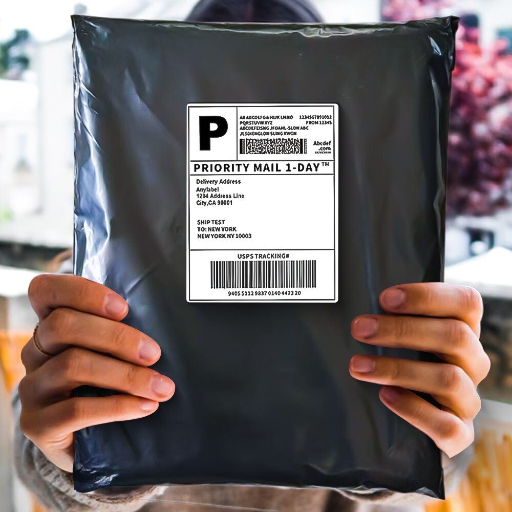 100 10×13 Poly Mailers Envelopes Self Sealing Shipping Mailers Black POLYSELLS®